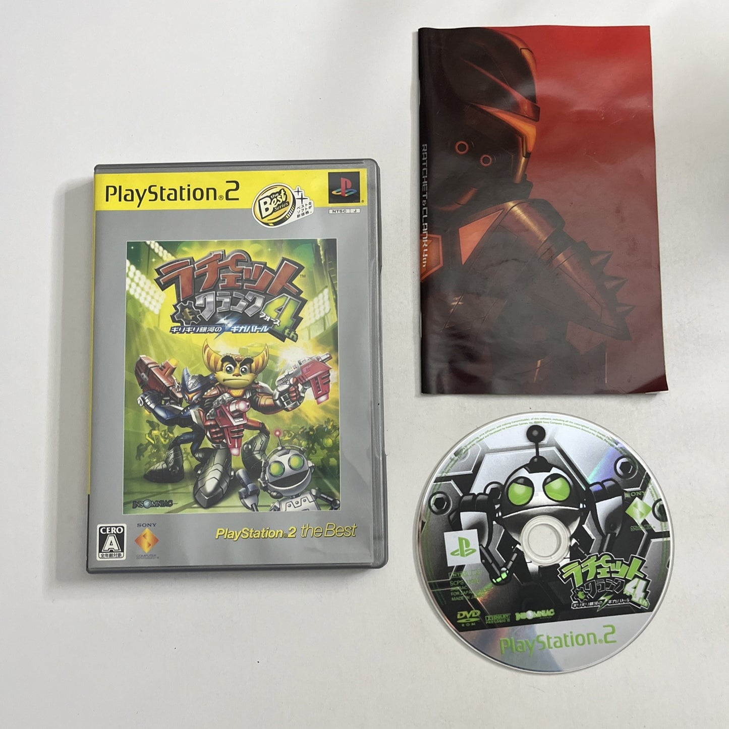 Ratchet & Clank 4 PS2 Sony PlayStation NTSC-J JAPAN 2007 Game Complete
