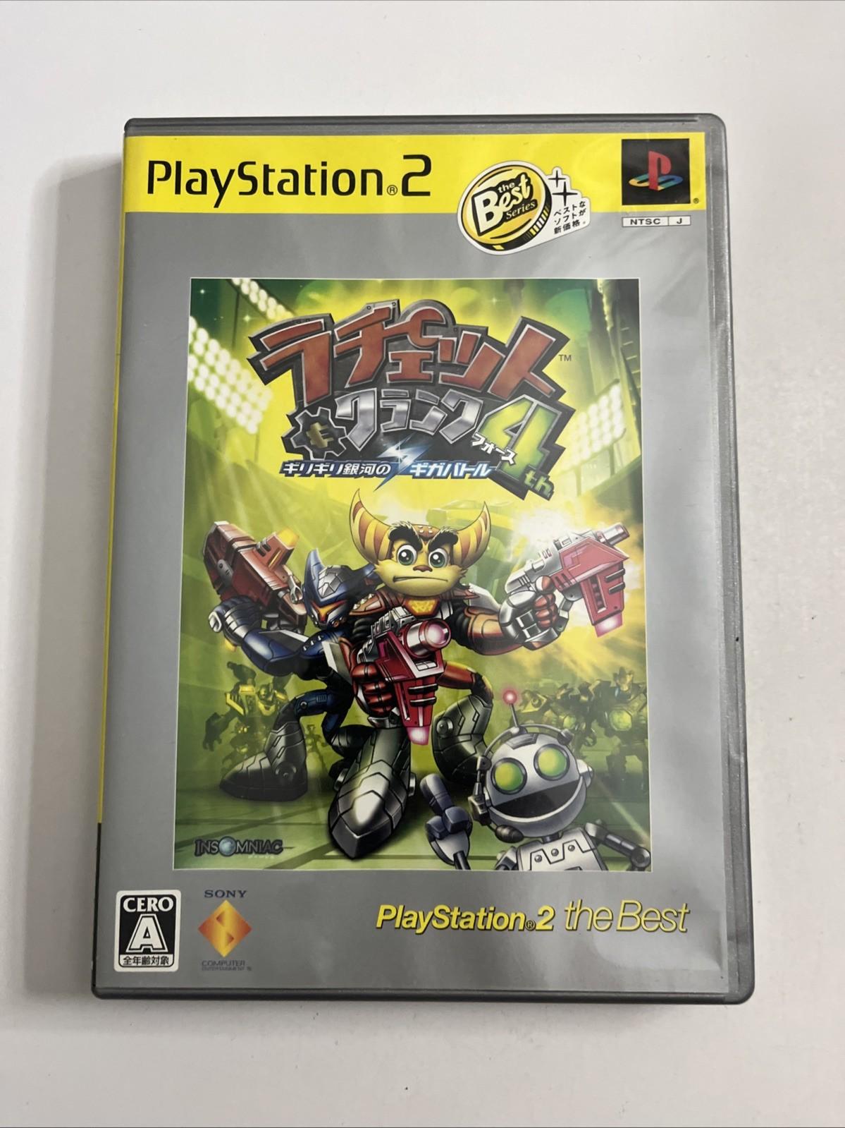 Ratchet & Clank 4 PS2 Sony PlayStation NTSC-J JAPAN 2007 Game Complete