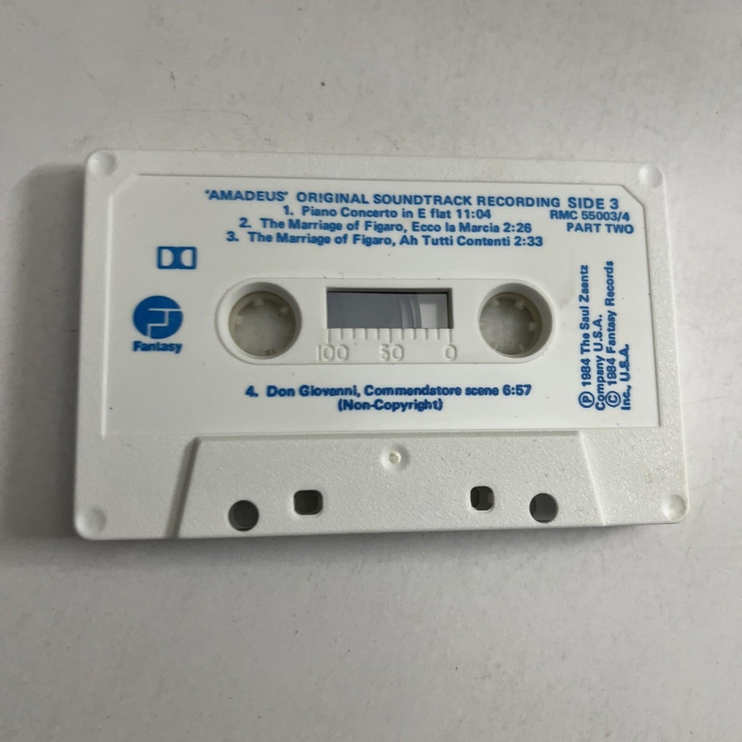 Amadeus Original Film Soundtrack Recording (Cassette, 1984)