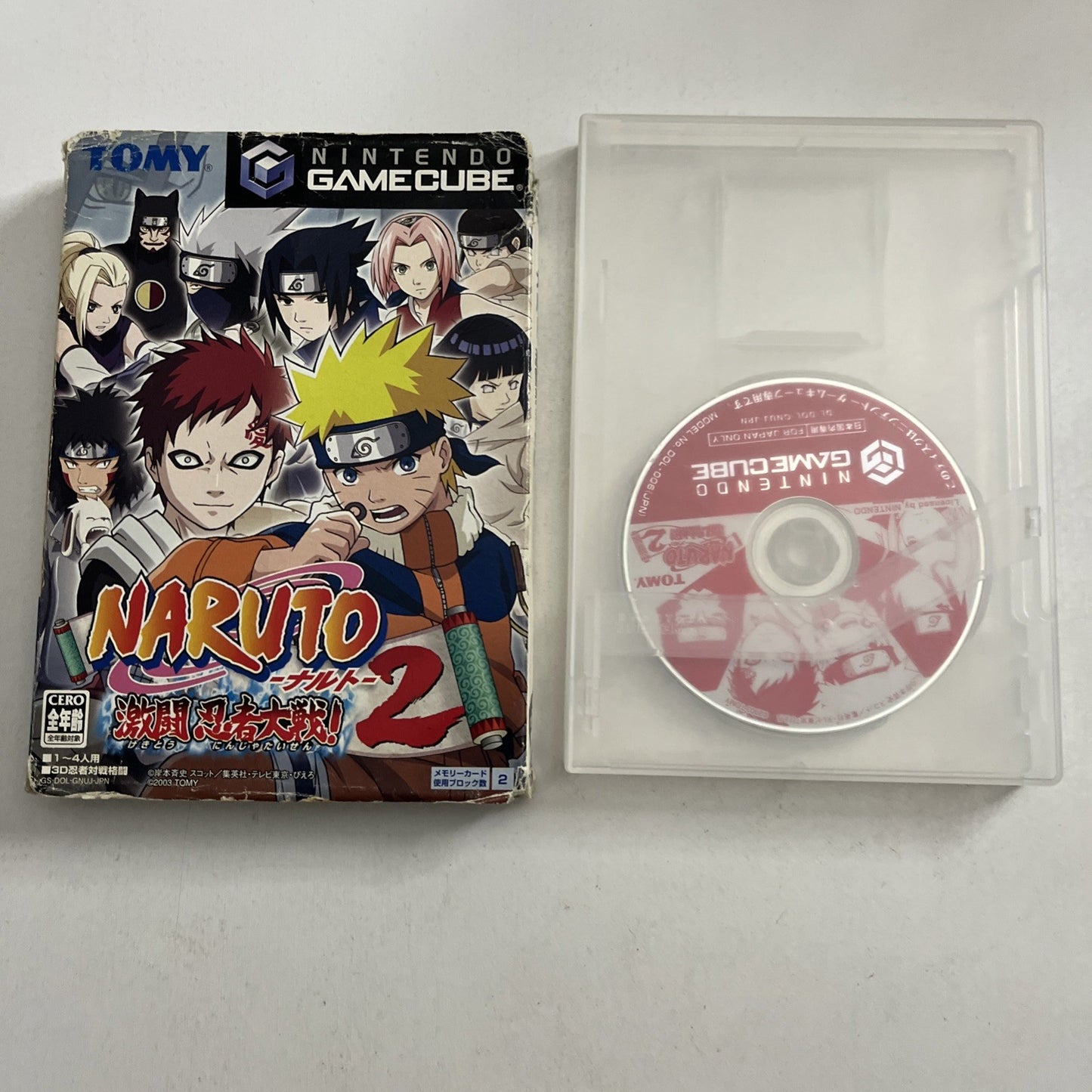Naruto: Clash of Ninja 2 NGC Nintendo GameCube NTSC-J JAPAN Game