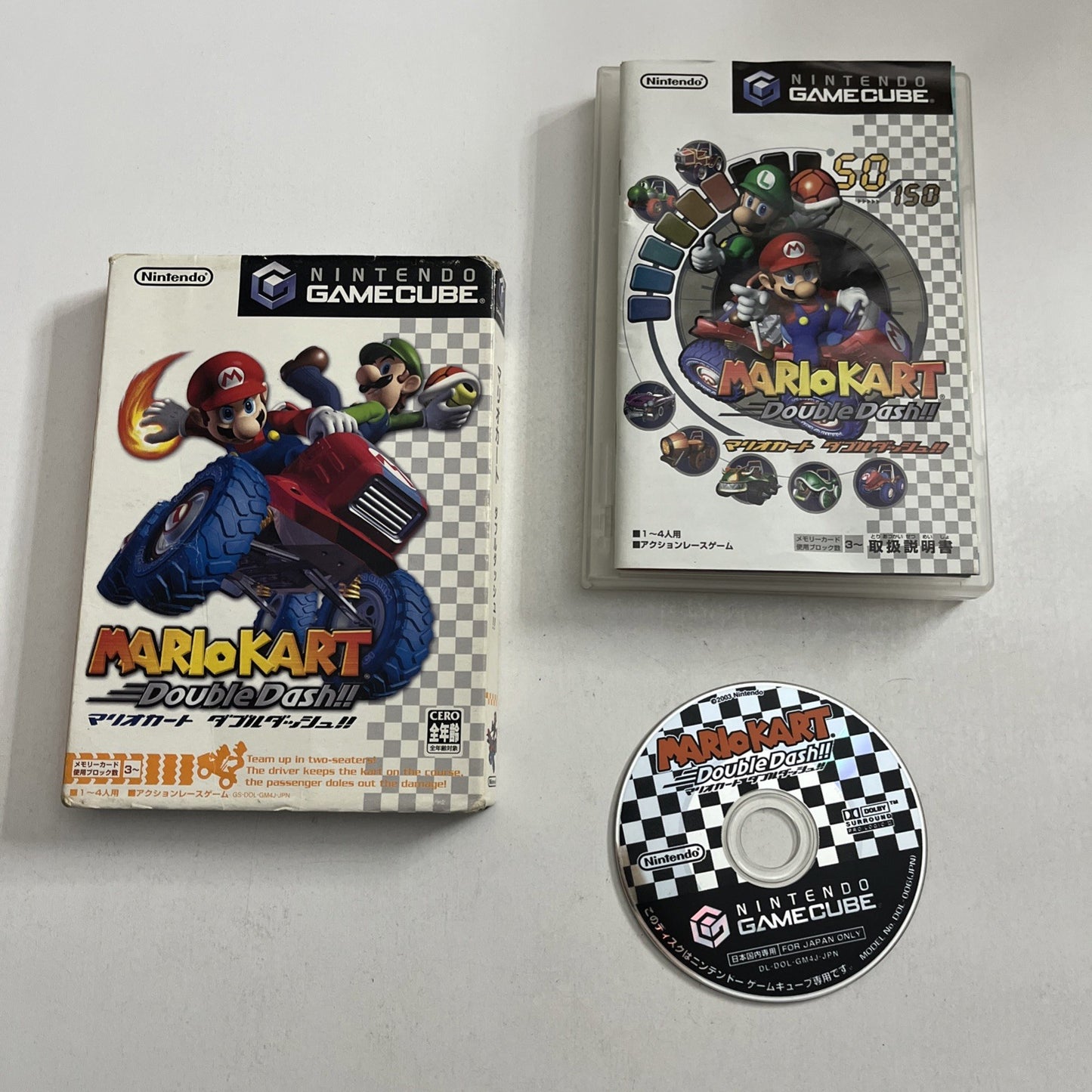 Mario Kart: Double Dash NGC Nintendo GameCube NTSC-J JAPAN Game Complete