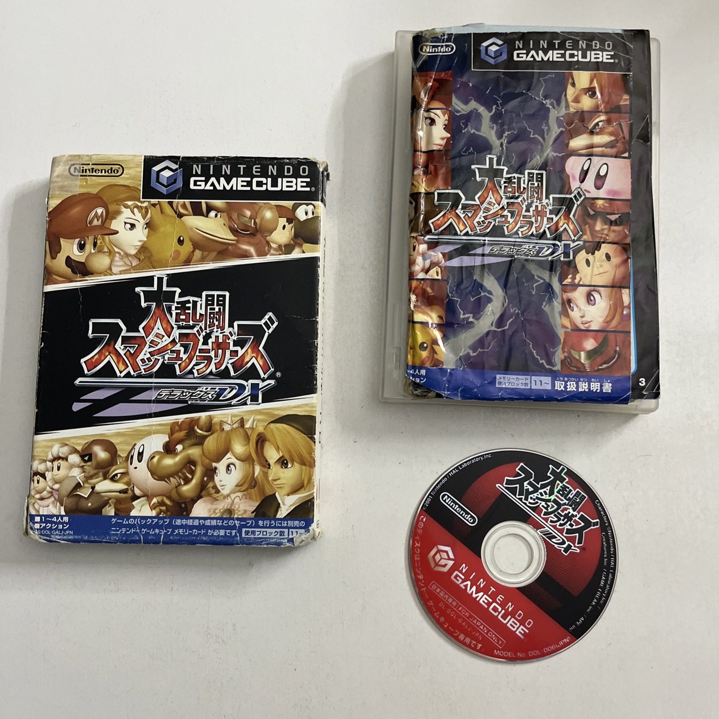 Smash Brothers DX NGC Nintendo GameCube NTSC-J JAPAN 2001 Game Complete