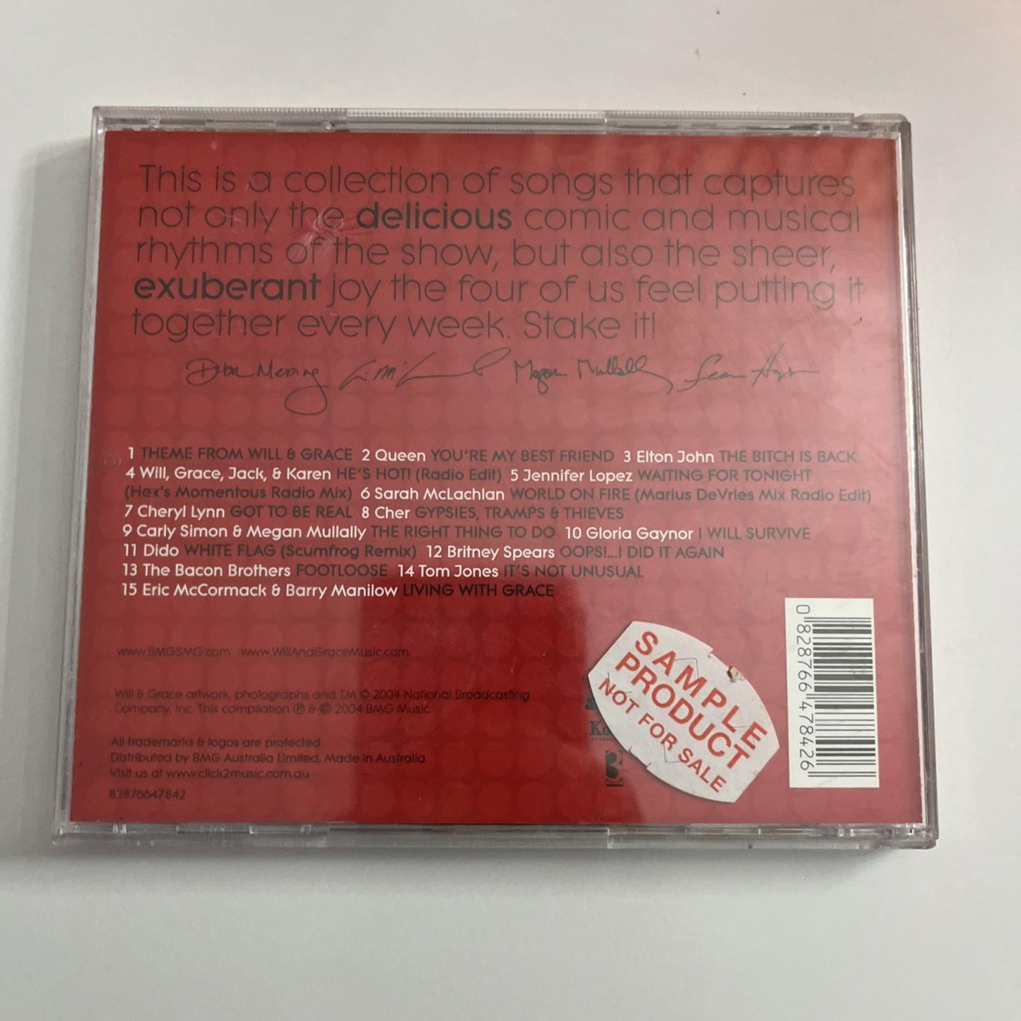 Will & Grace: Let the Music Out! by Original TV Soundtrack (CD, 2004) Promo