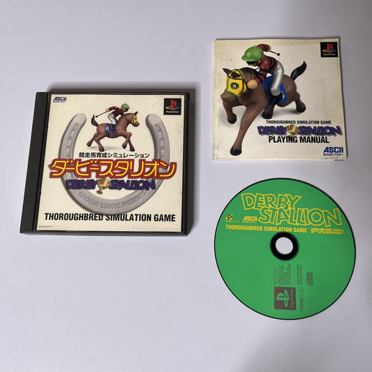 Derby Stallion PS1 Sony PlayStation NTSC-J JAPAN Game
