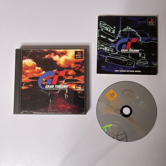 Gran Turismo 1  PS1 Sony PlayStation NTSC-J JAPAN Car Racing Sim Game