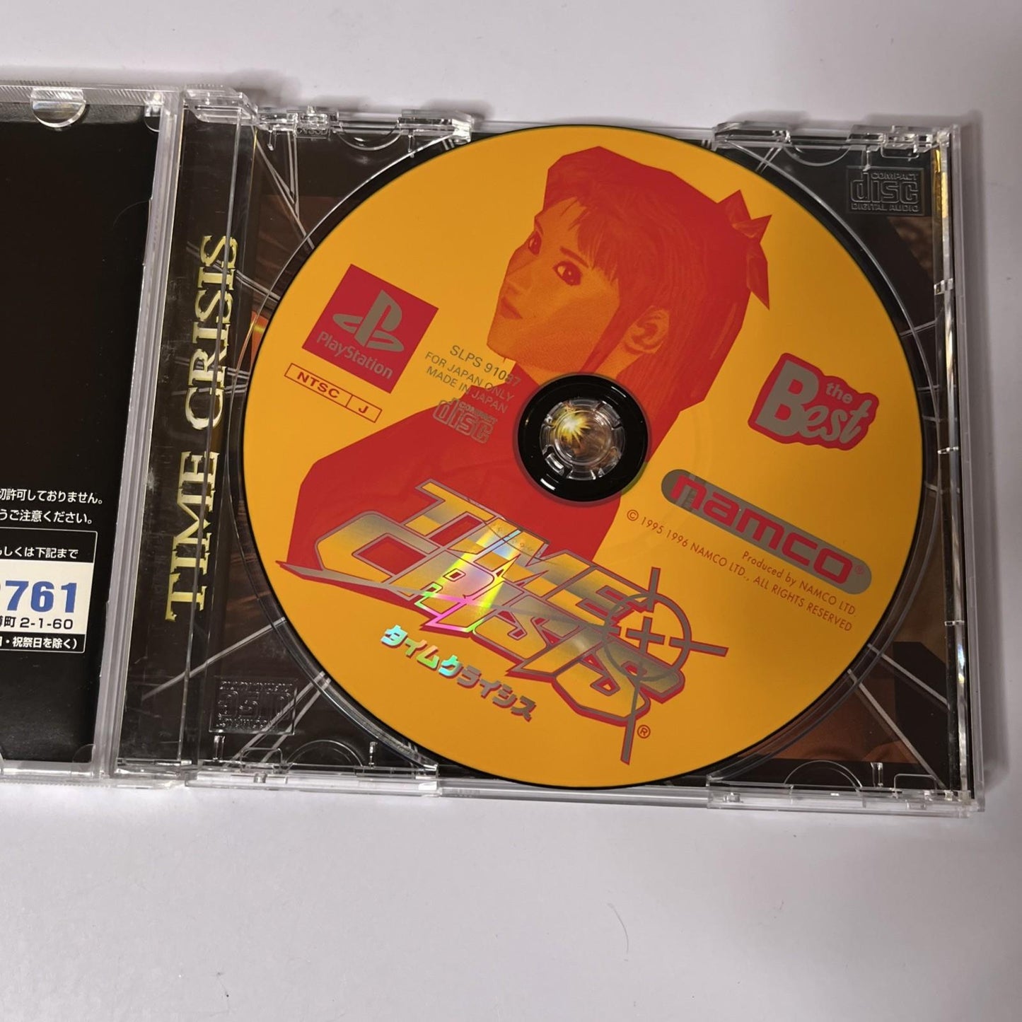 Time Crisis 1 PS1 Sony PlayStation NTSC-J JAPAN Light Gun Game