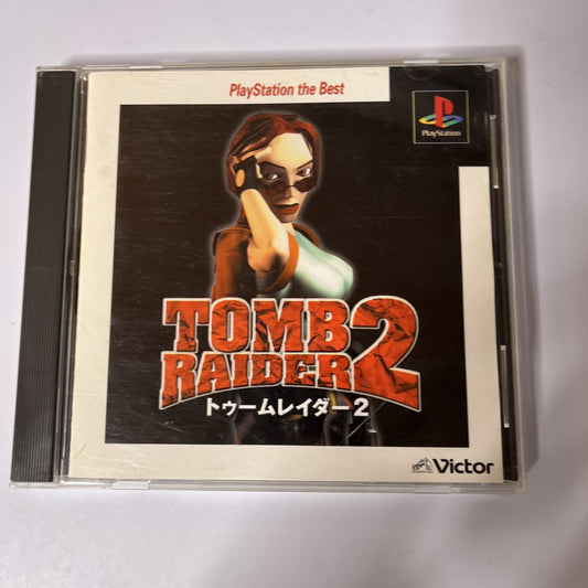 Tomb Raider 2  PS1 Sony PlayStation NTSC-J JAPAN 1998 Game