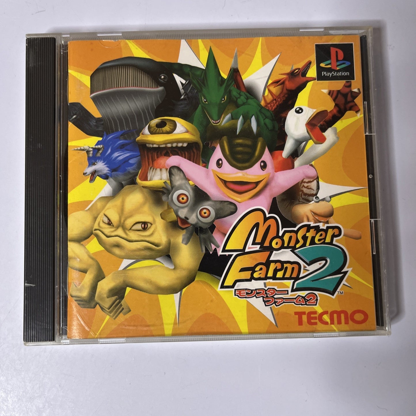 Monster Farm 2 PS1 Sony PlayStation NTSC-J JAPAN Tecmo 1999 Game