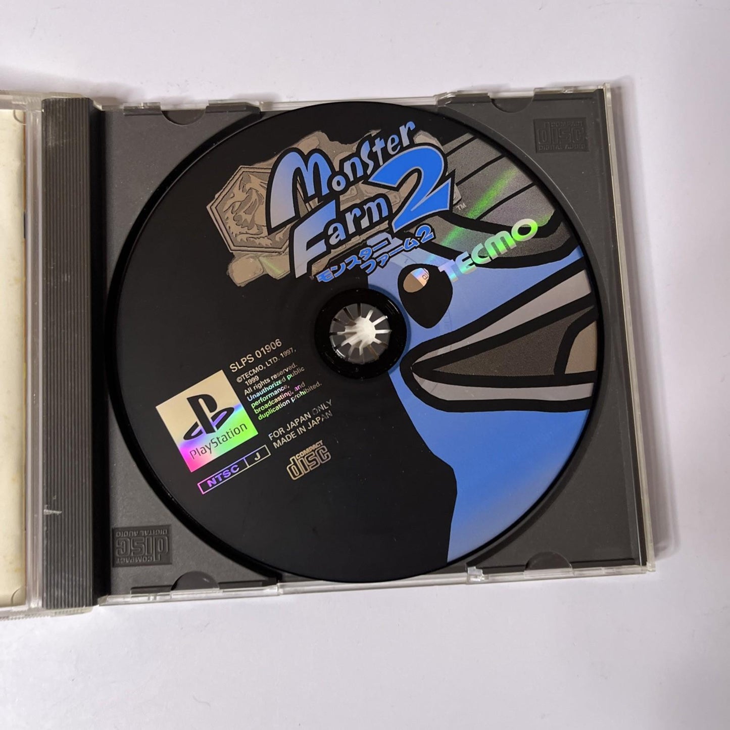 Monster Farm 2 PS1 Sony PlayStation NTSC-J JAPAN Tecmo 1999 Game