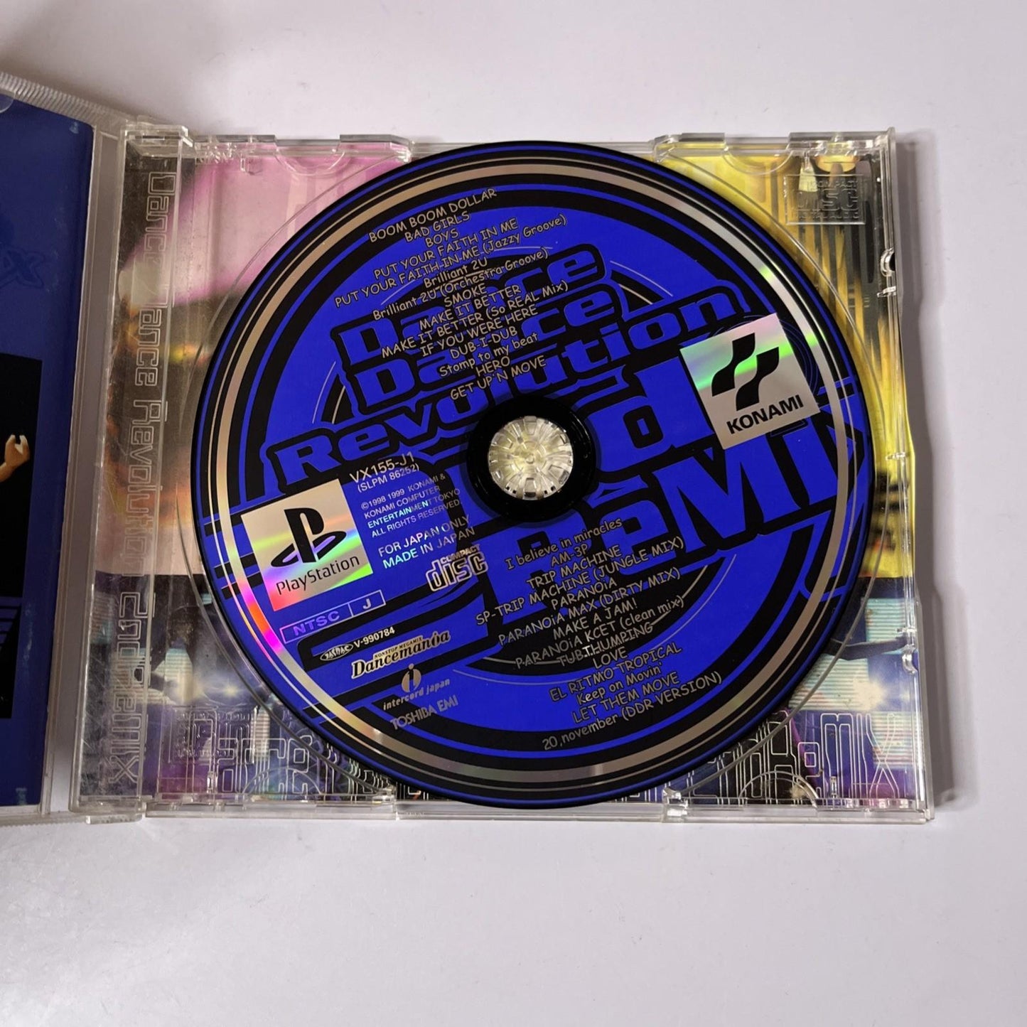 Dance Dance Revolution 2nd Remix PS1 Sony PlayStation NTSC-J JAPAN Game