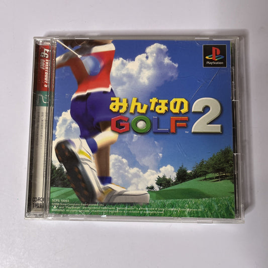 Minna No Golf 2  PS1 Sony PlayStation NTSC-J JAPAN Game
