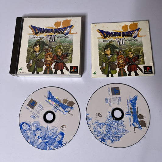 Dragon Quest VII PS1 Sony PlayStation NTSC-J JAPAN Game