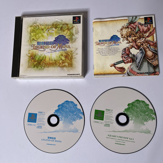 Seiken Densetsu : Legend of Mana PS1 Sony PlayStation NTSC-J JAPAN Square Game
