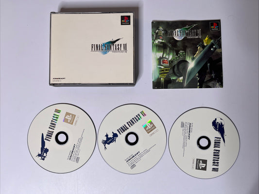 Final Fantasy VII PS1 Sony PlayStation NTSC-J JAPAN Squaresoft Game