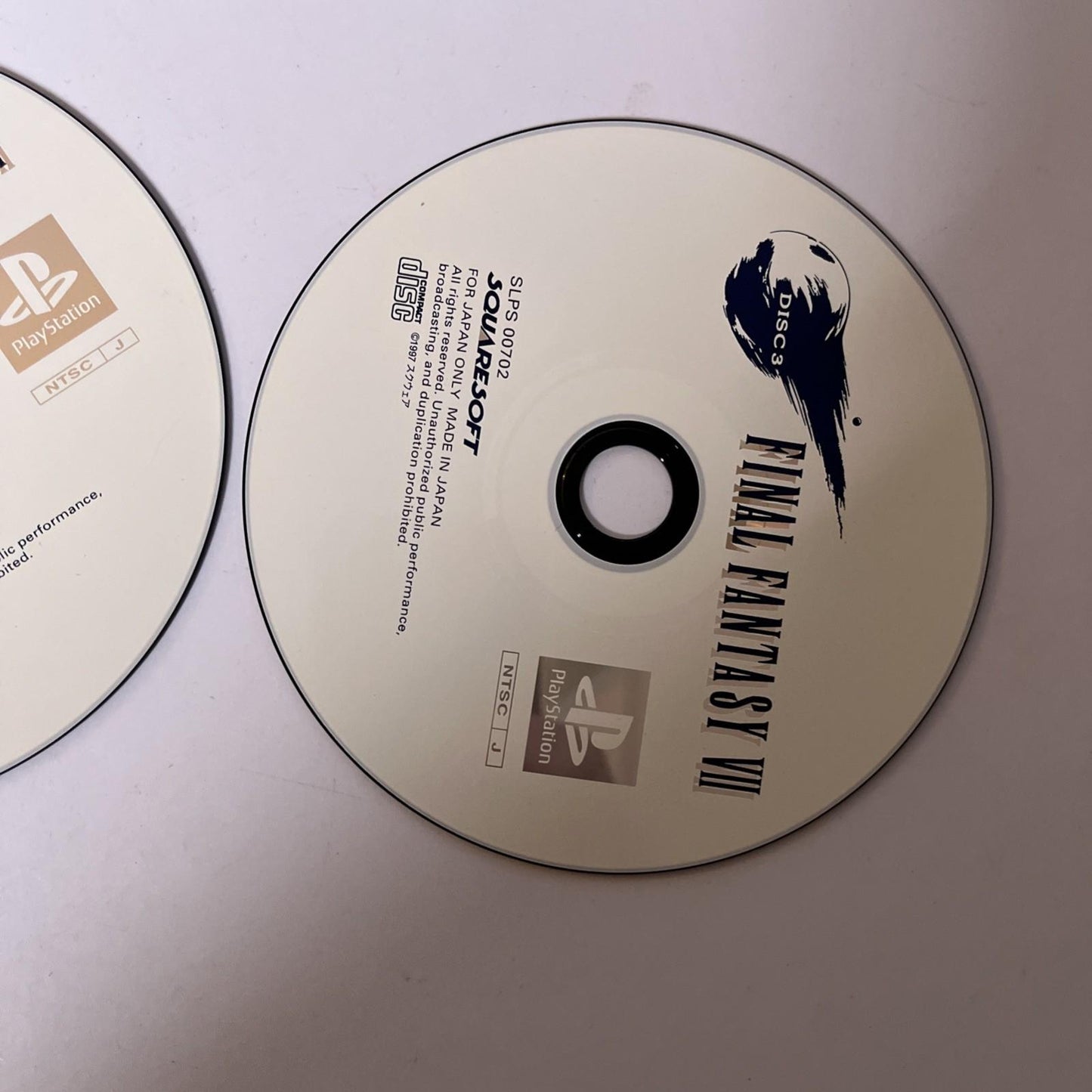 Final Fantasy VII PS1 Sony PlayStation NTSC-J JAPAN Squaresoft Game