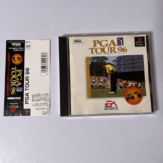 PGA Tour 96 Golf PS1 Sony PlayStation NTSC-J JAPAN Game Complete
