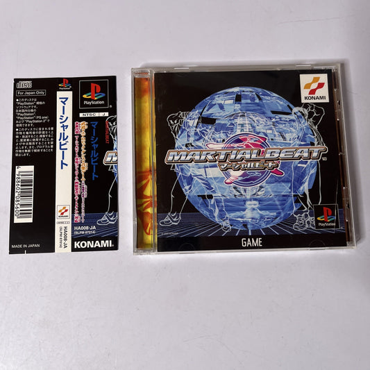 Martial Beat PS1 Sony PlayStation NTSC-J JAPAN Game Complete