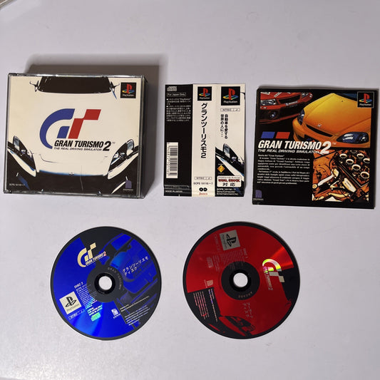 Gran Turismo 2 1999 PS1 Sony PlayStation NTSC-J JAPAN Car Racing Complete