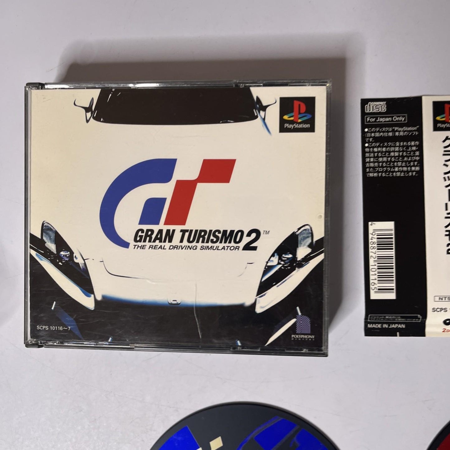 Gran Turismo 2 1999 PS1 Sony PlayStation NTSC-J JAPAN Car Racing Complete