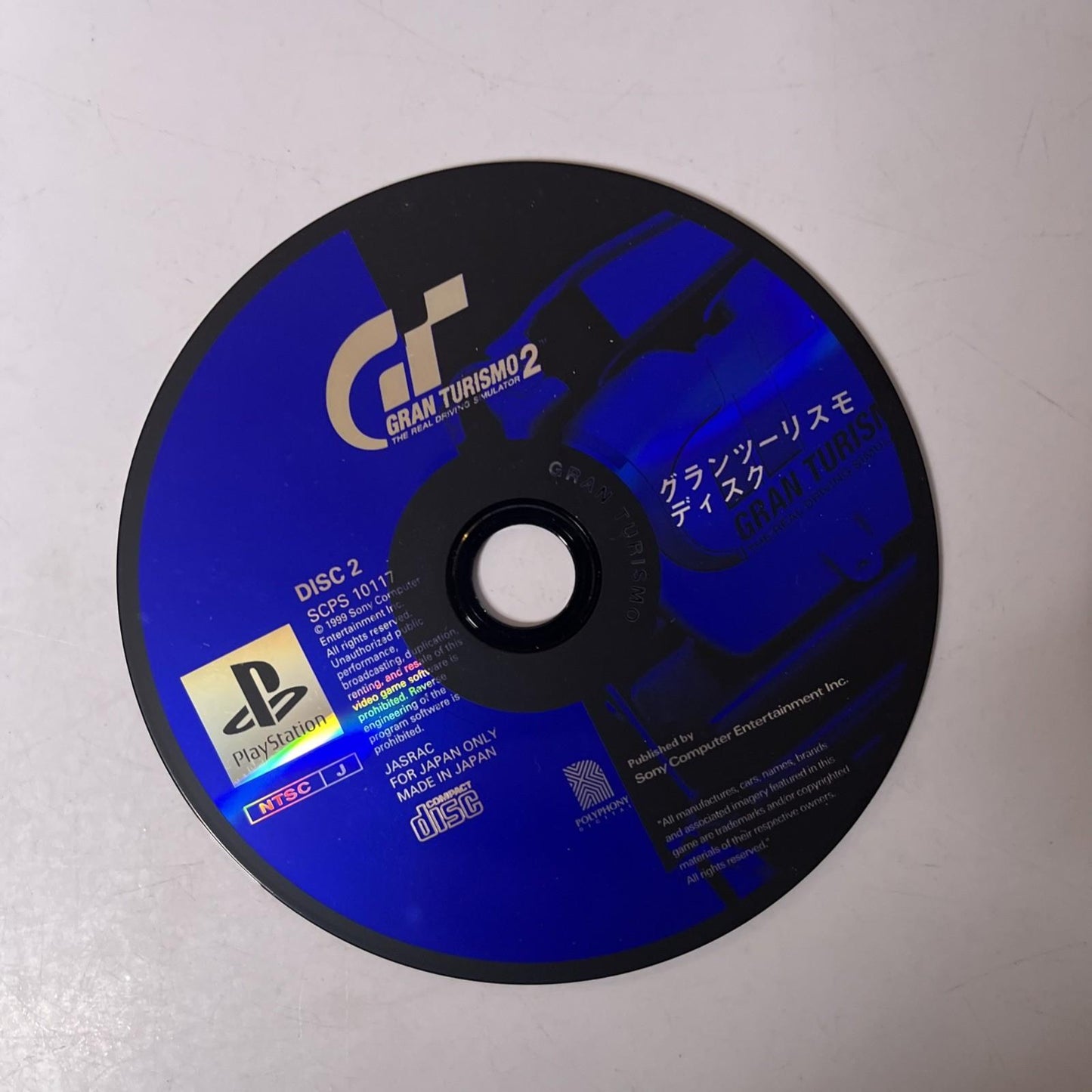 Gran Turismo 2 1999 PS1 Sony PlayStation NTSC-J JAPAN Car Racing Complete