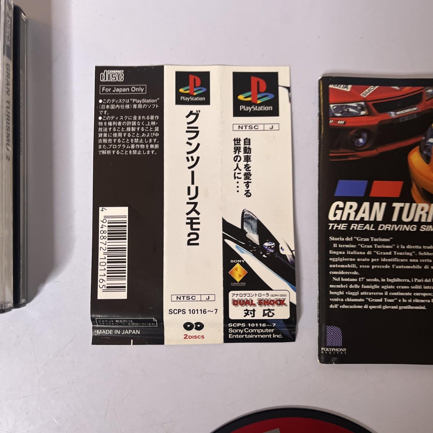 Gran Turismo 2 1999 PS1 Sony PlayStation NTSC-J JAPAN Car Racing Complete