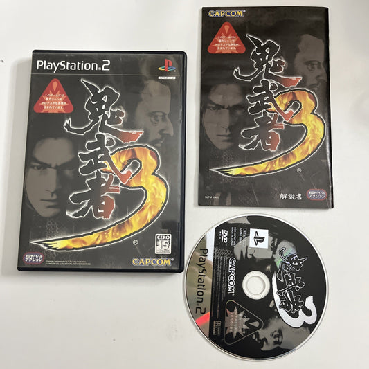 Onimusha 3 2003 PS2 Sony PlayStation NTSC-J JAPAN Game Complete