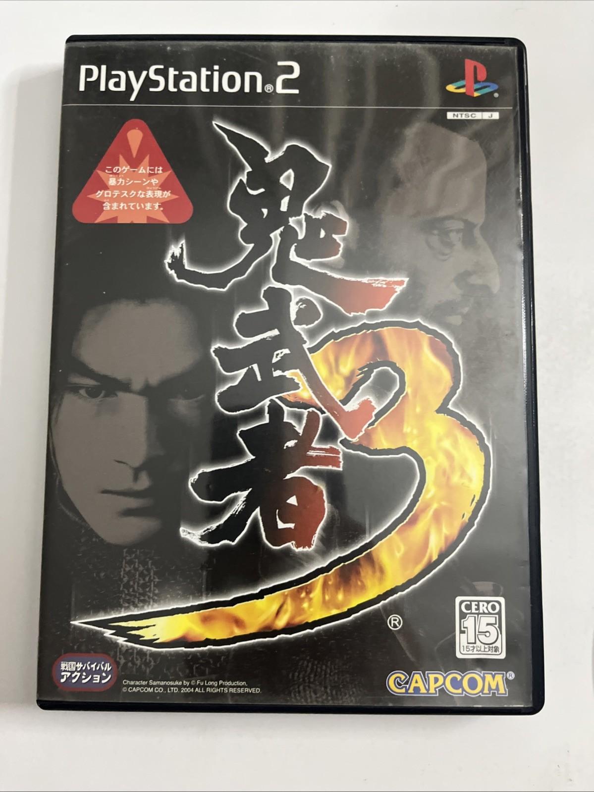 Onimusha 3 2003 PS2 Sony PlayStation NTSC-J JAPAN Game Complete