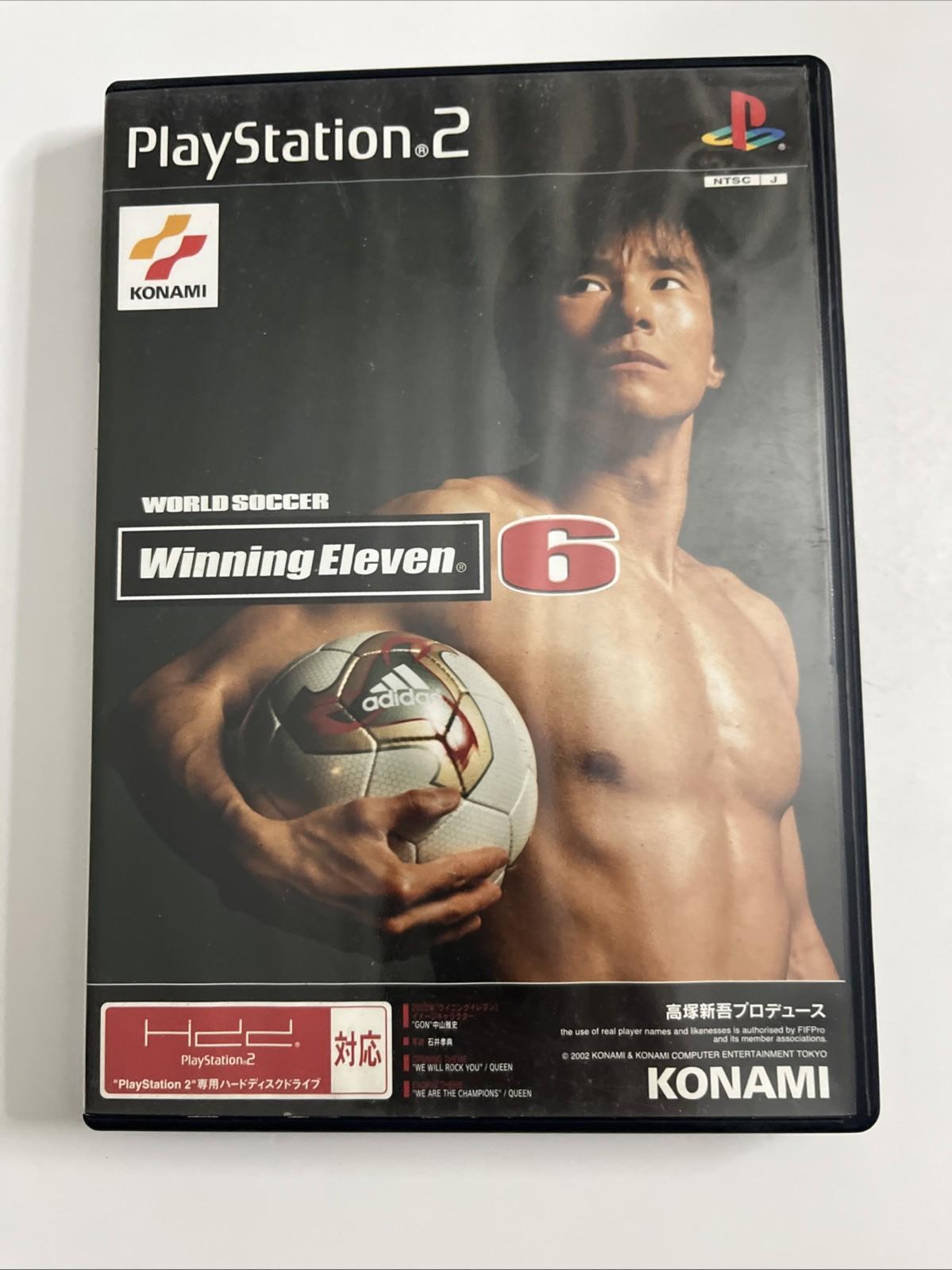 World Soccer Winning Eleven 6 PS2 Konami PlayStation NTSC-J JAPAN Game Complete