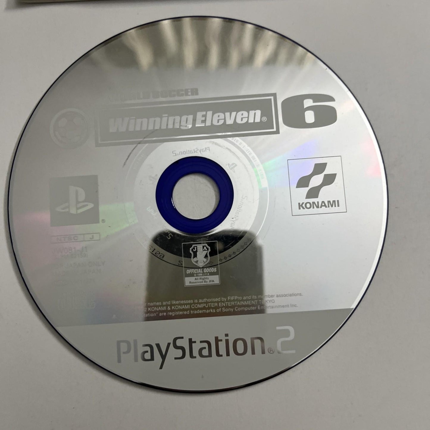 World Soccer Winning Eleven 6 PS2 Konami PlayStation NTSC-J JAPAN Game Complete