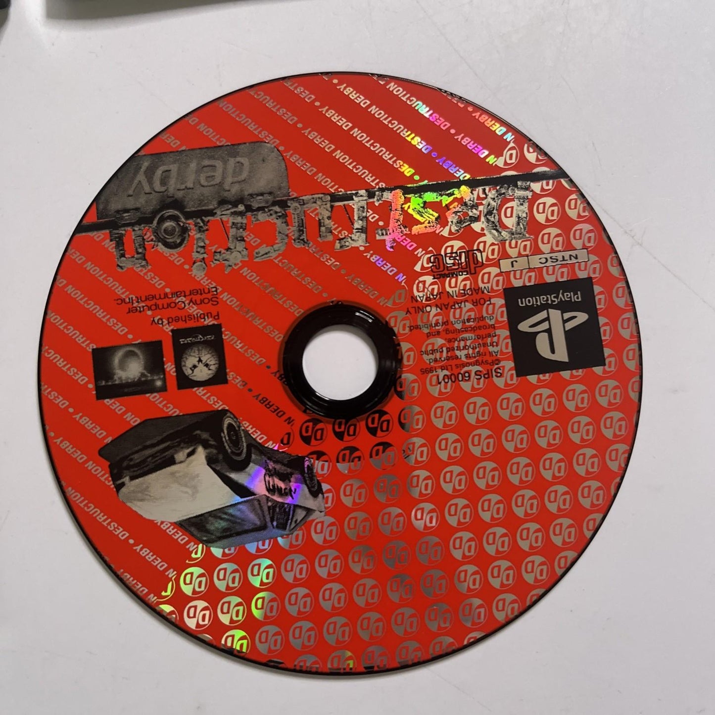 Destruction Derby 1996 PS1 Sony PlayStation NTSC-J JAPAN Game With Stickers