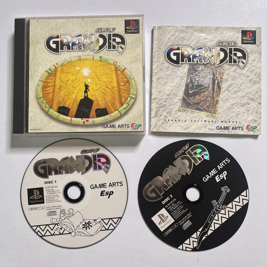 Grandia 1999 PS1 Sony PlayStation NTSC-J JAPAN RPG Game