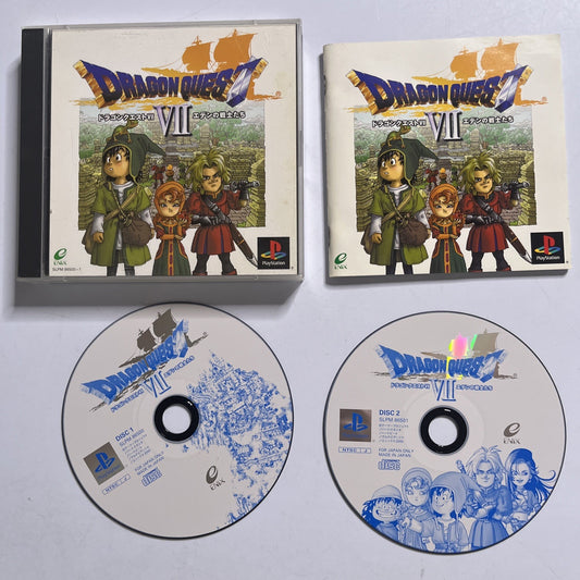 Dragon Quest VII 1998 PS1 Sony PlayStation NTSC-J JAPAN Game