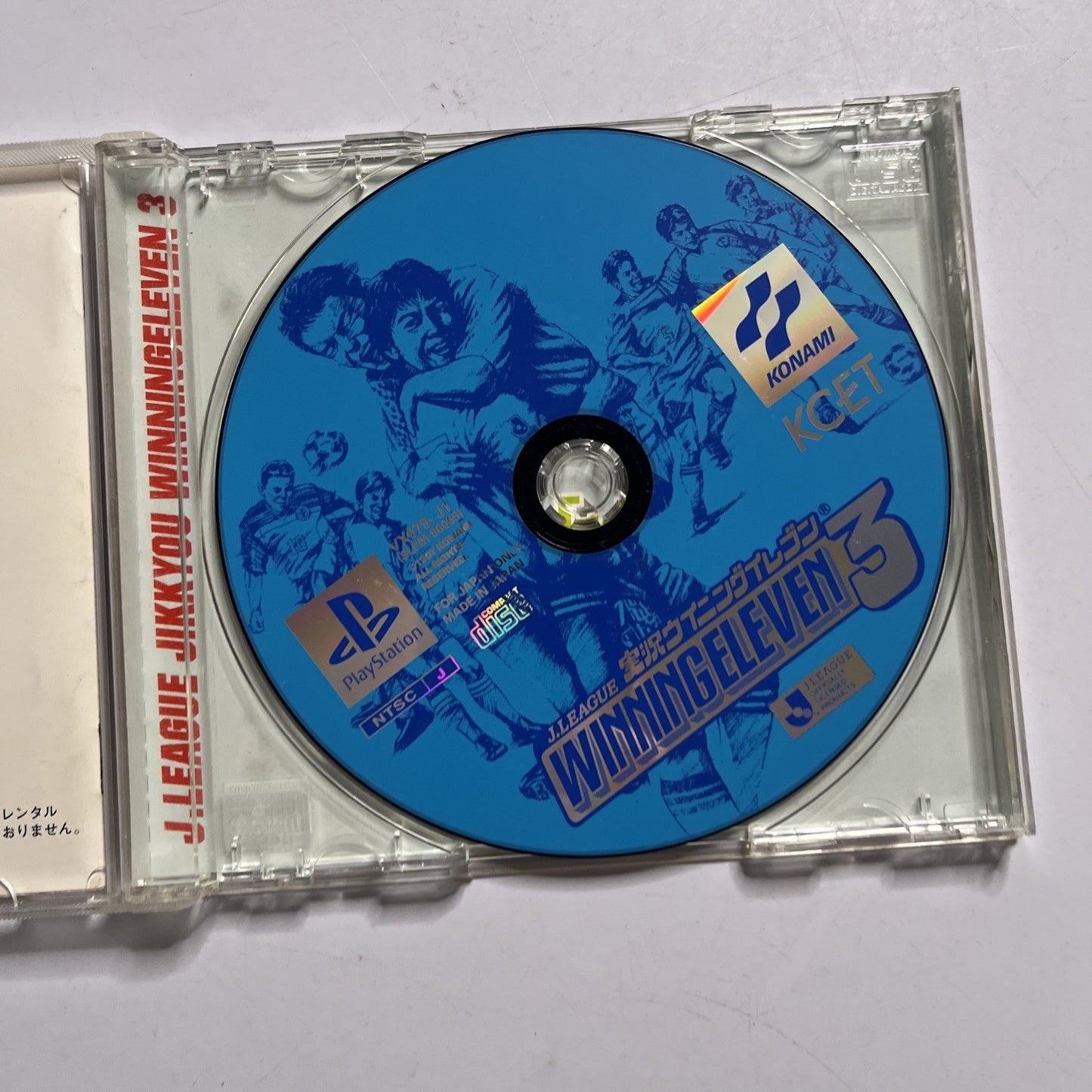 J League Jikkyou Winning Eleven 3 PS1 Sony PlayStation NTSC-J JAPAN Soccer Game