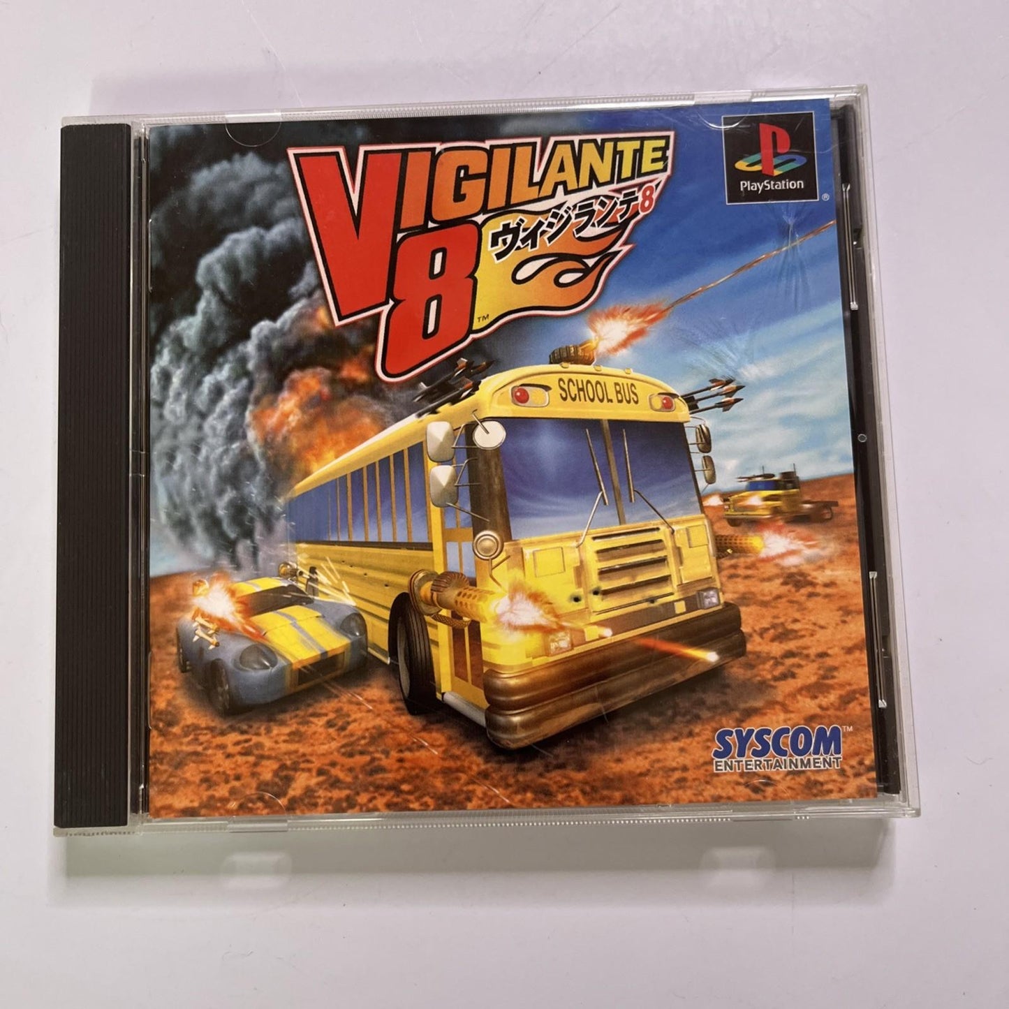 Vigilante 8 PS1 1998 Sony PlayStation NTSC-J JAPAN Game Complete
