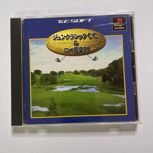 Junclassic C.C. & Rope Club PS1 Sony PlayStation NTSC-J JAPAN 1998 Golf Game