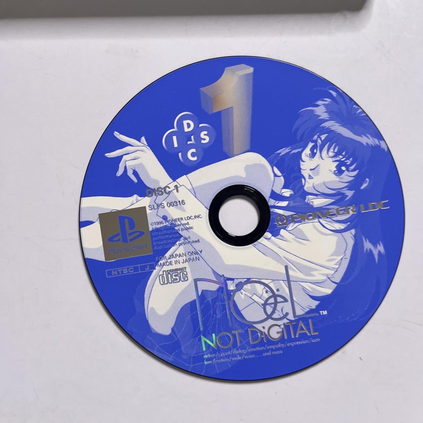 Noel Not Digital PS1 Sony PlayStation NTSC-J JAPAN 1996 Game