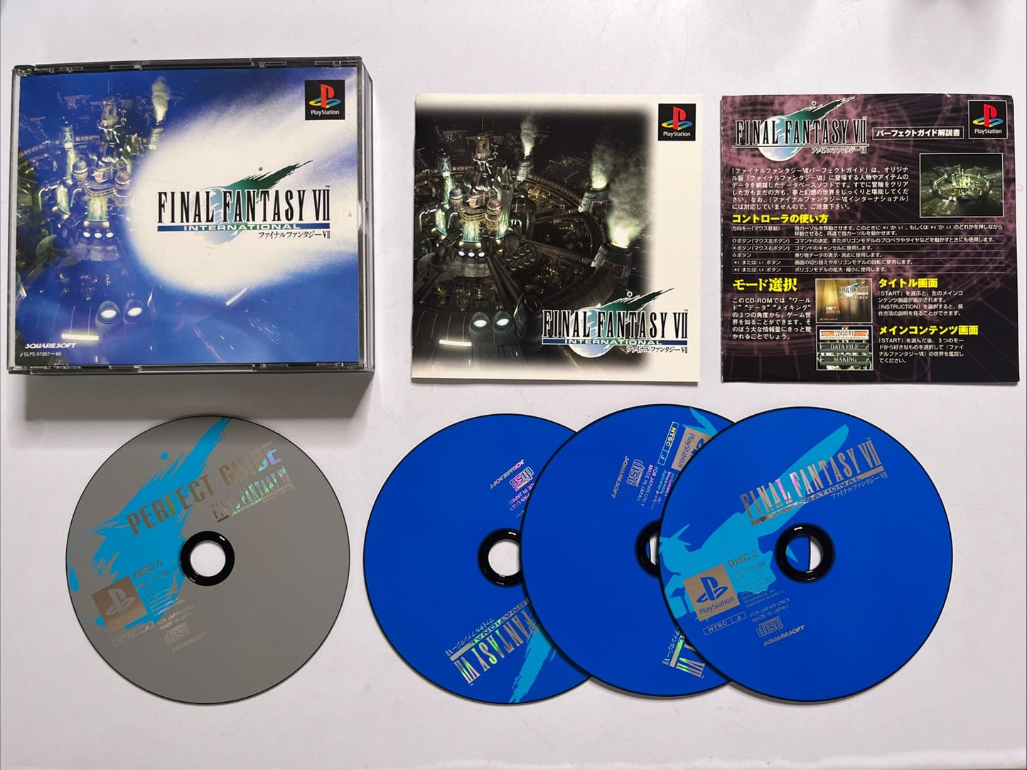 Final Fantasy VII International PS1 Sony PlayStation NTSC-J JAPAN Game
