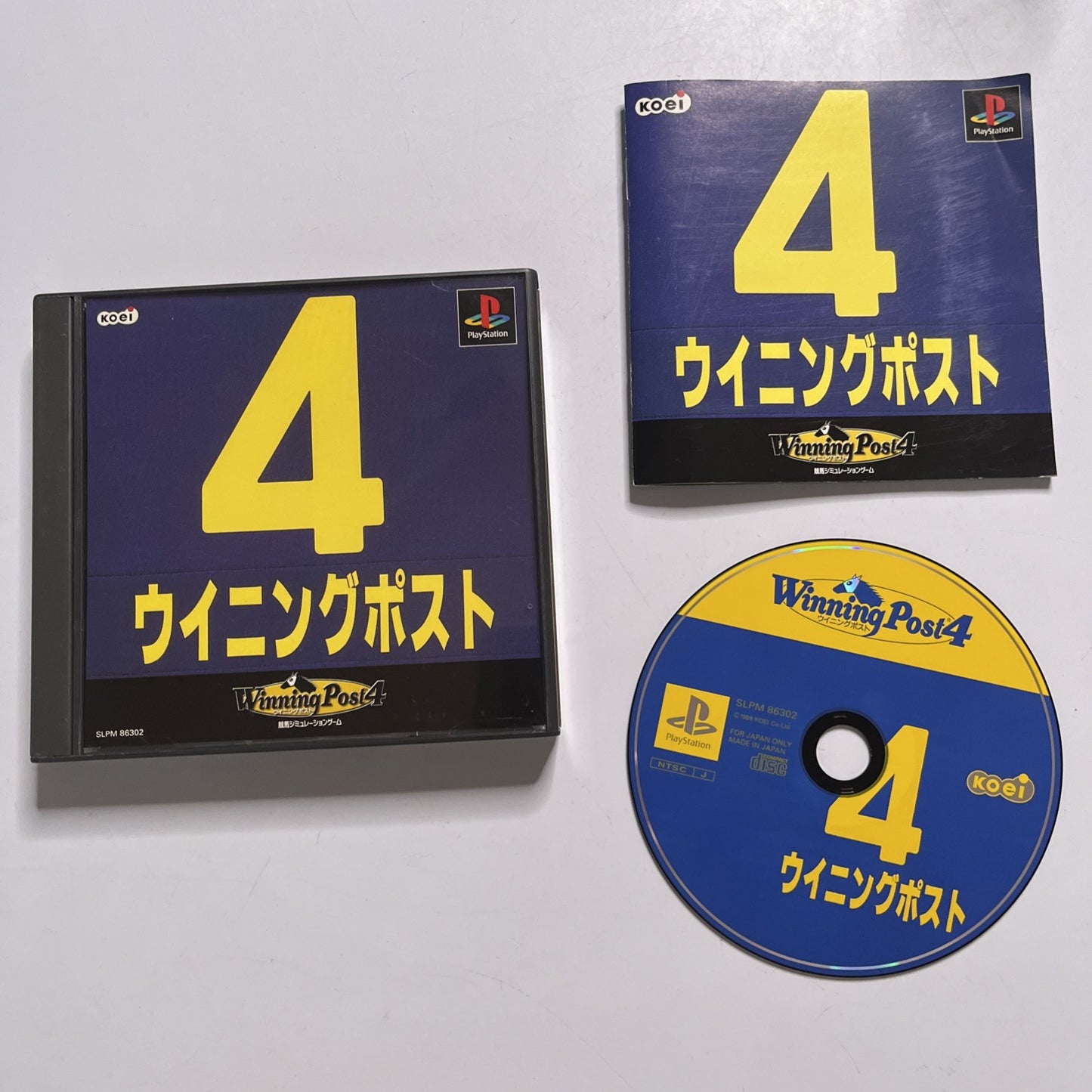 Winning Post 4 1999 PS1 Sony PlayStation NTSC-J JAPAN Horse Racing Game