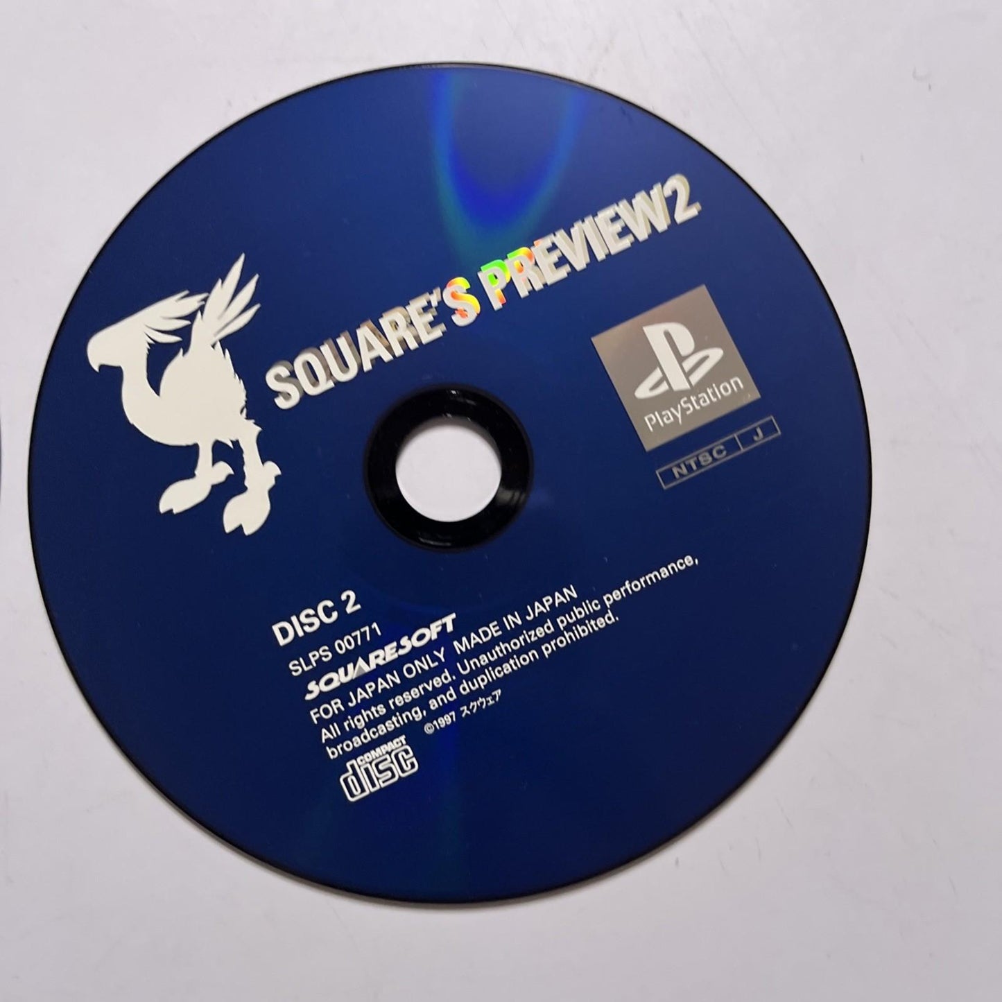 Final Fantasy Tactics + Square Preview 1997 PS1 PlayStation NTSC-J JAPAN Game