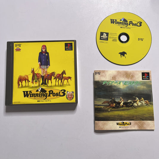 Winning Post 3 1998 PS1 Sony PlayStation NTSC-J JAPAN  Game