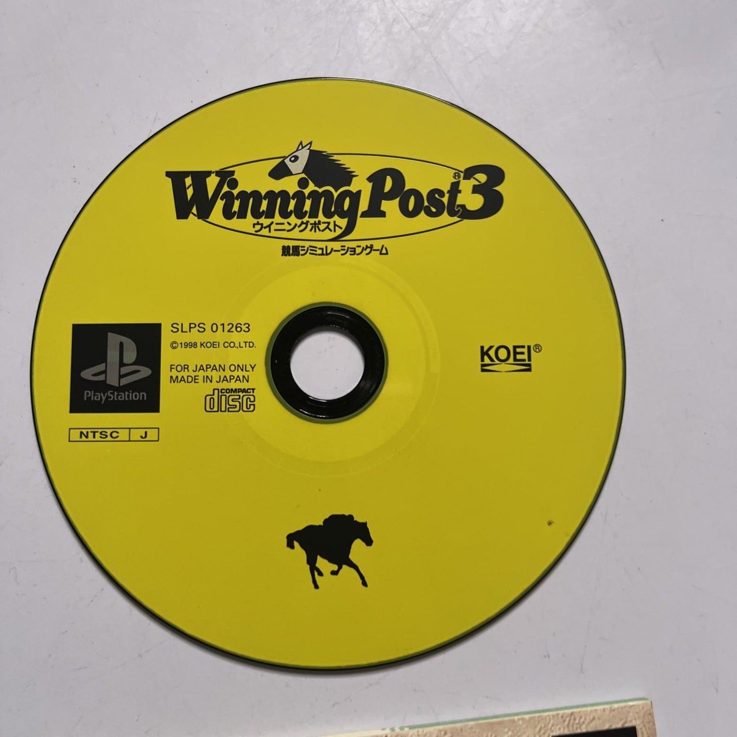 Winning Post 3 1998 PS1 Sony PlayStation NTSC-J JAPAN  Game