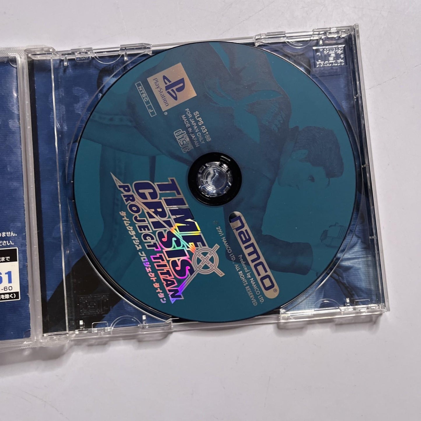 Time Crisis Project Titan PS1 Sony PlayStation NTSC-J JAPAN 2001 Light Gun Game