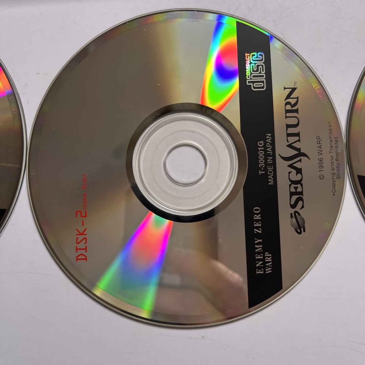 Enemy Zero 1996 SEGA Saturn SS NTSC-J JAPAN Survival Horror Game