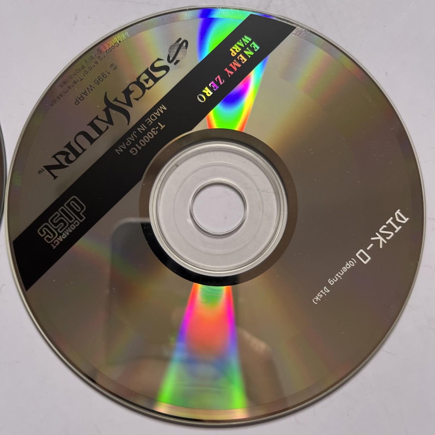 Enemy Zero 1996 SEGA Saturn SS NTSC-J JAPAN Survival Horror Game