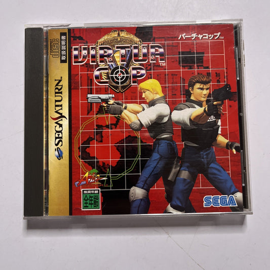 Virtual Cop 1 SEGA Saturn SS NTSC-J JAPAN 1995 Game
