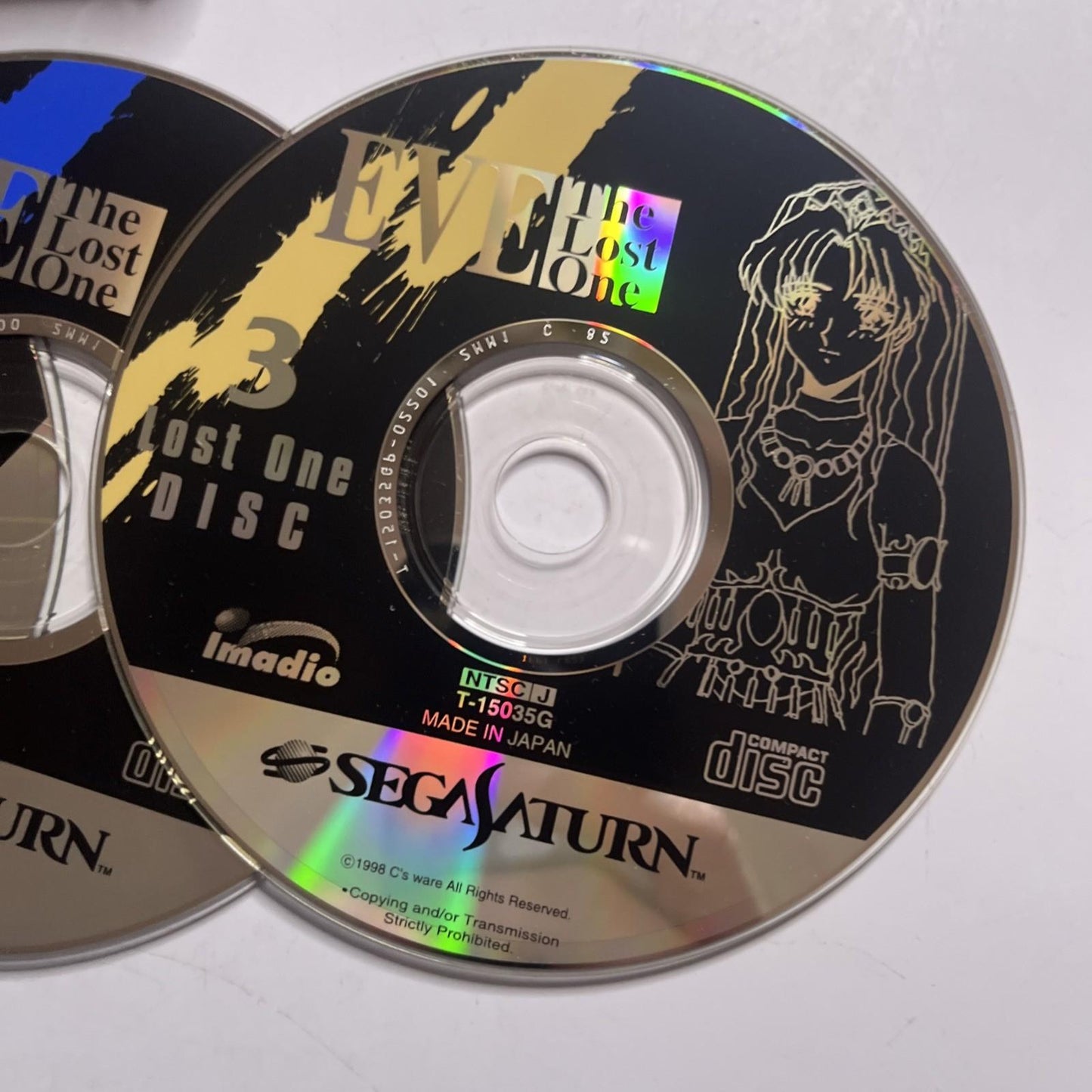 Eve The Lost One 1998 SEGA Saturn SS NTSC-J JAPAN Game