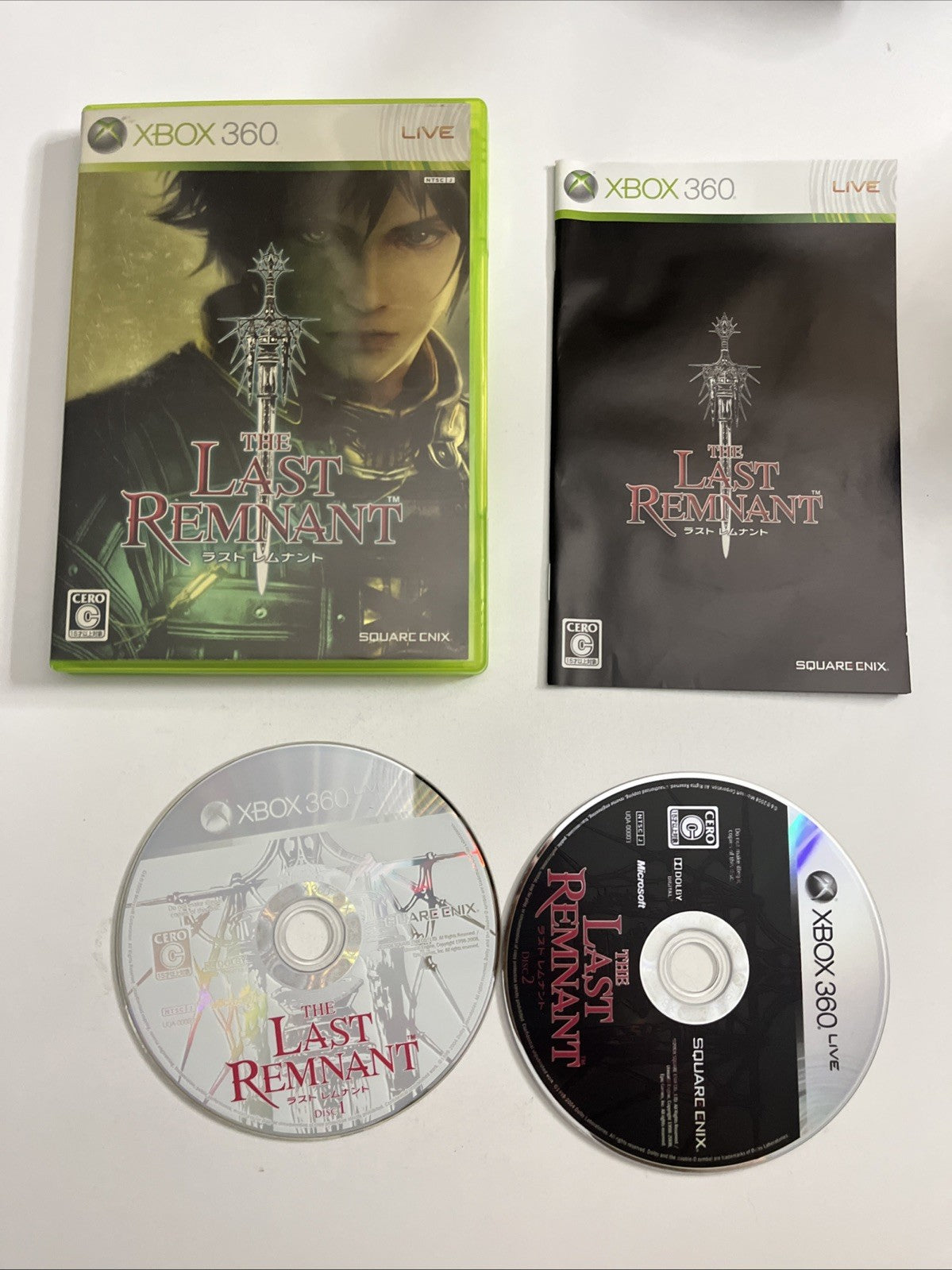 The Last Remnant 2008 Microsoft XBOX 360 NTSC-J JAPAN Square Game