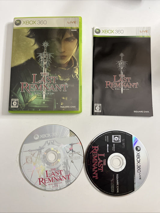 The Last Remnant 2008 Microsoft XBOX 360 NTSC-J JAPAN Square Game