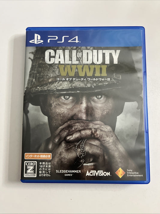 Call Of Duty WWII 2017 PS4 Sony PlayStation 4 JAPAN Game