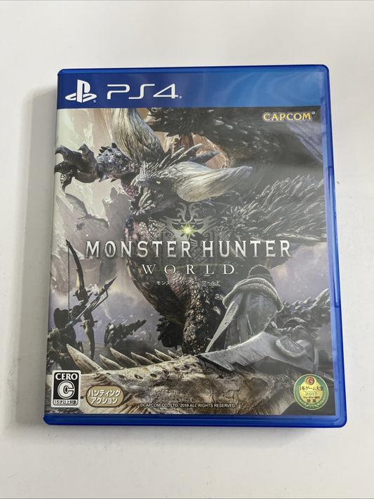 Monster Hunter: World 2018 PS4 Sony PlayStation 4 JAPAN Game